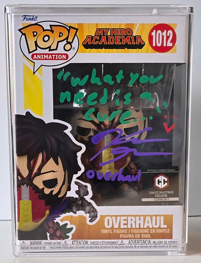 Funko Pop! MHA: Overhaul #1012 Chalice Signed Kellen Goff