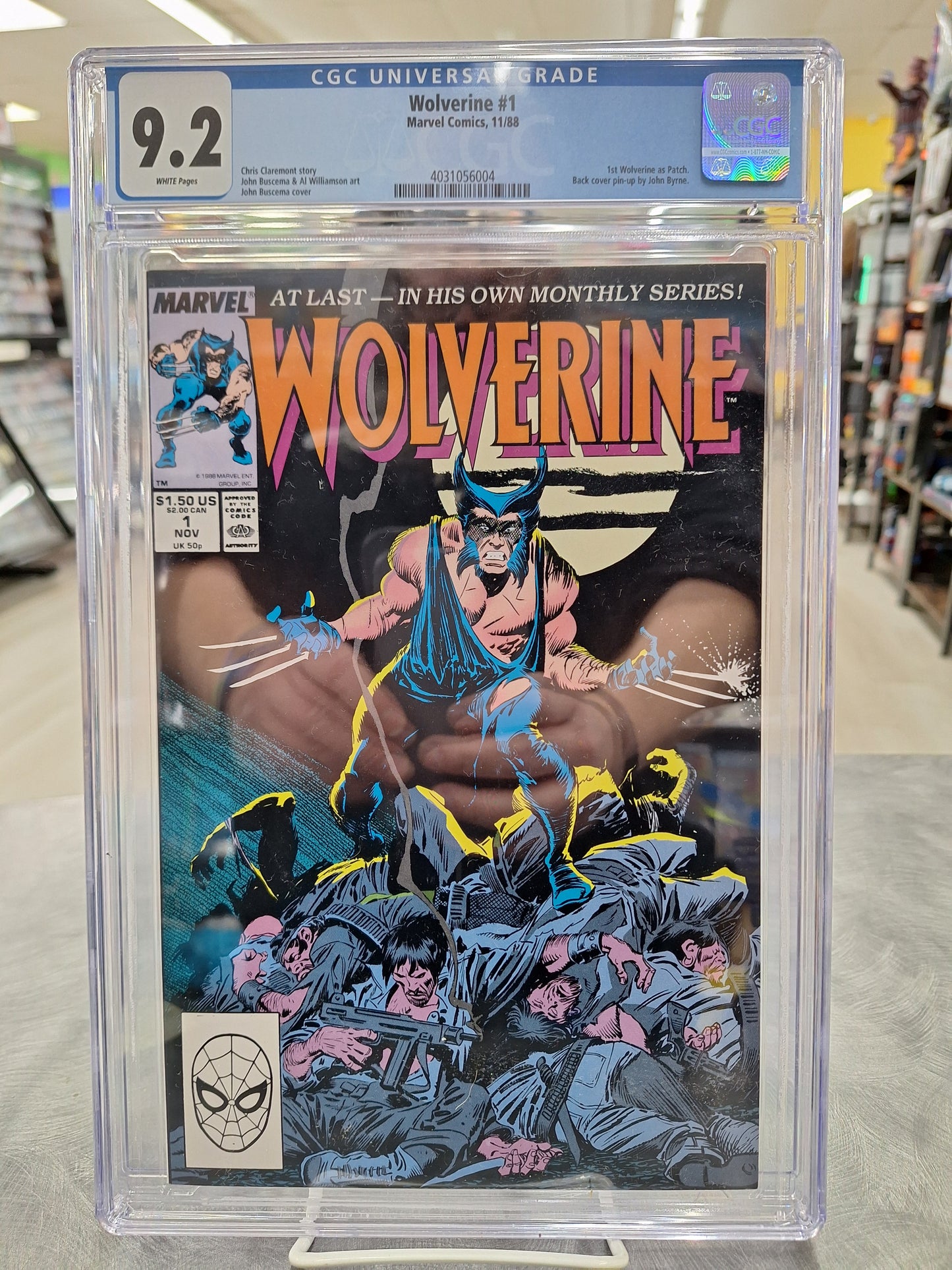 Wolverine #1 - 1988 - CGC 9.2