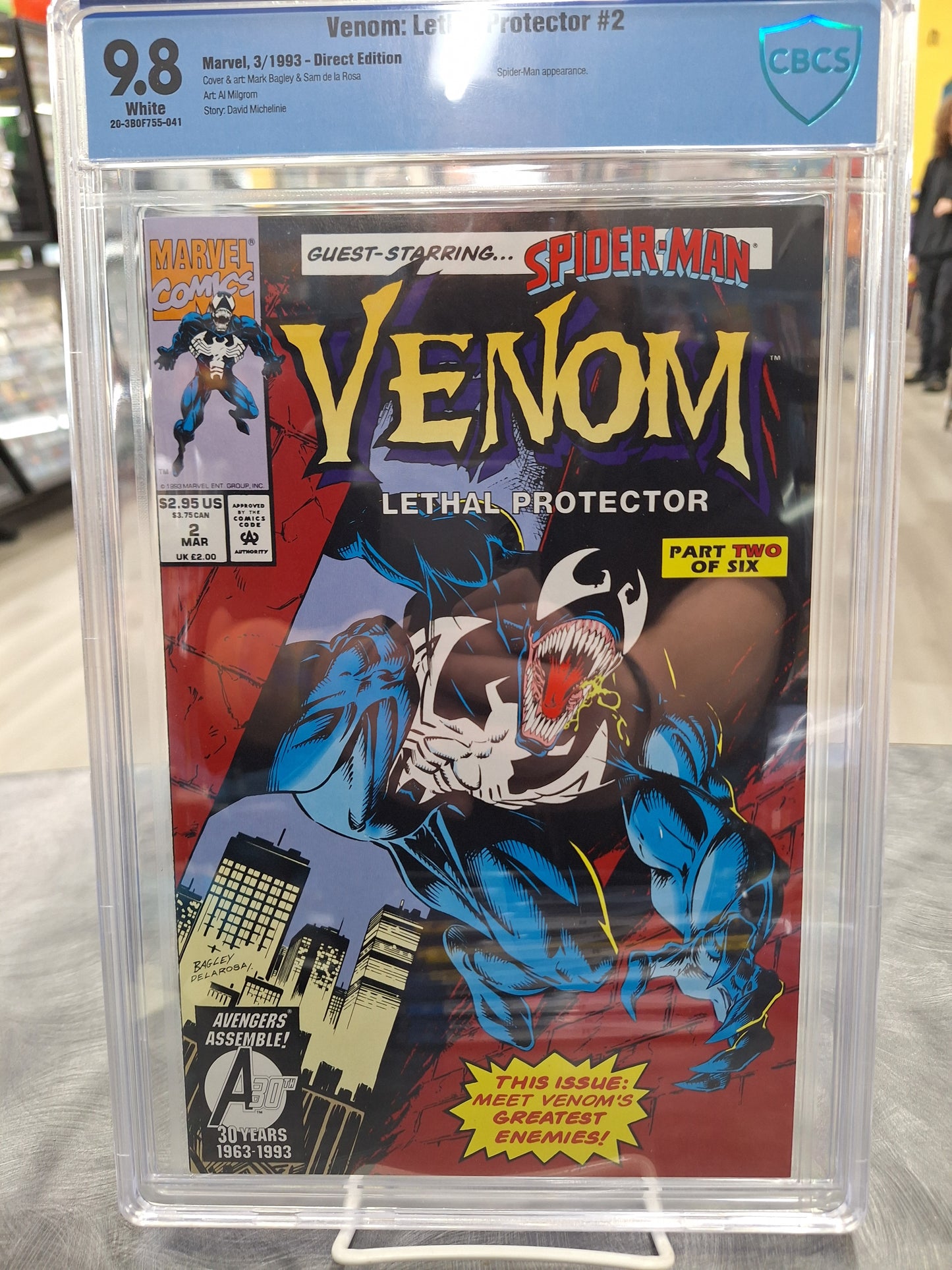 Venom Lethal Protector #1-6 - CBCS 9.8 ALL - 1993