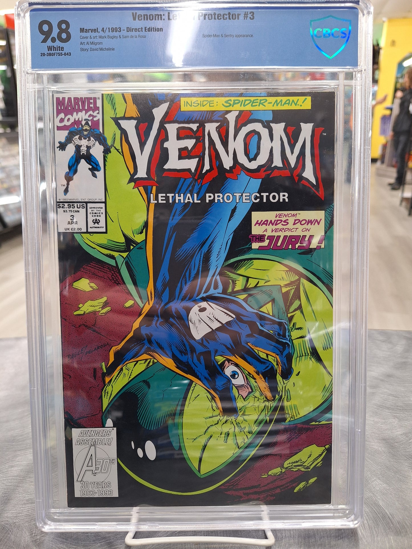 Venom Lethal Protector #1-6 - CBCS 9.8 ALL - 1993