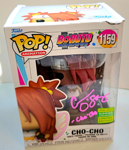 SIGNED - Funko Pop! Animation: Boruto: Cho-Cho Signed by Colleen O'Shaughnessey