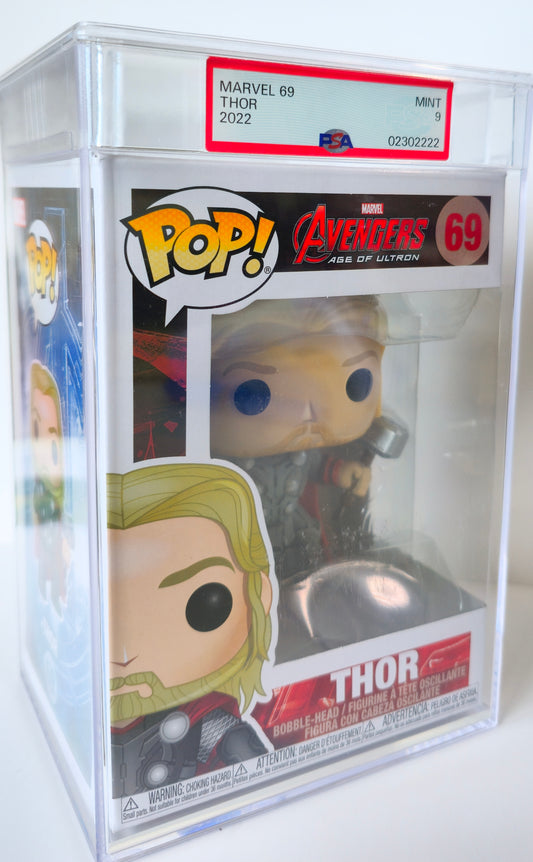 PSA 9: Pop! Avengers AOU: Thor Vinyl Figure #69 - PSA 9