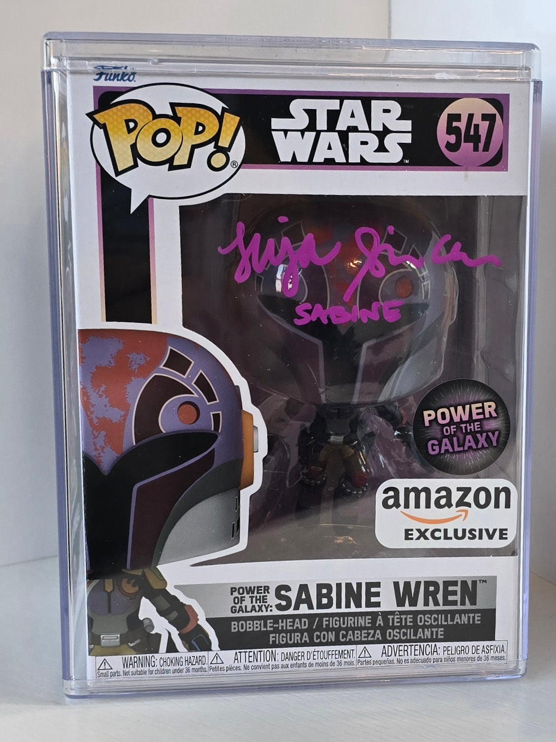 SIGNED - Funko POP! Star Wars: Sabine Wren #547 - SIGNED