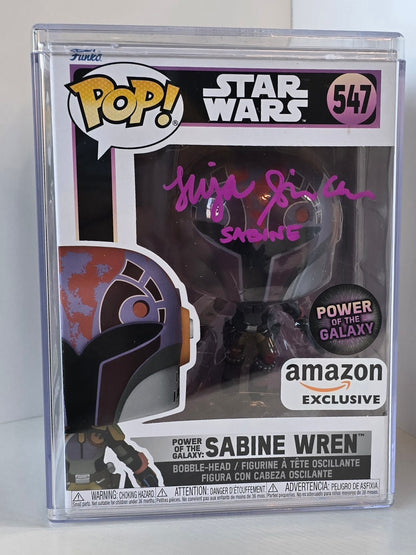SIGNED - Funko POP! Star Wars: Sabine Wren #547 - SIGNED