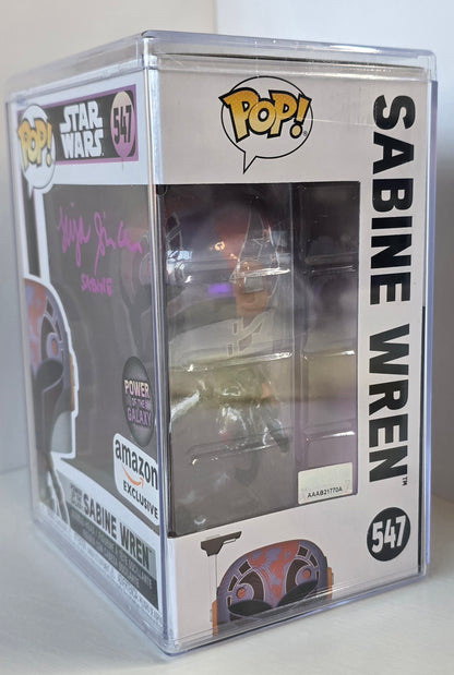 SIGNED - Funko POP! Star Wars: Sabine Wren #547 - SIGNED
