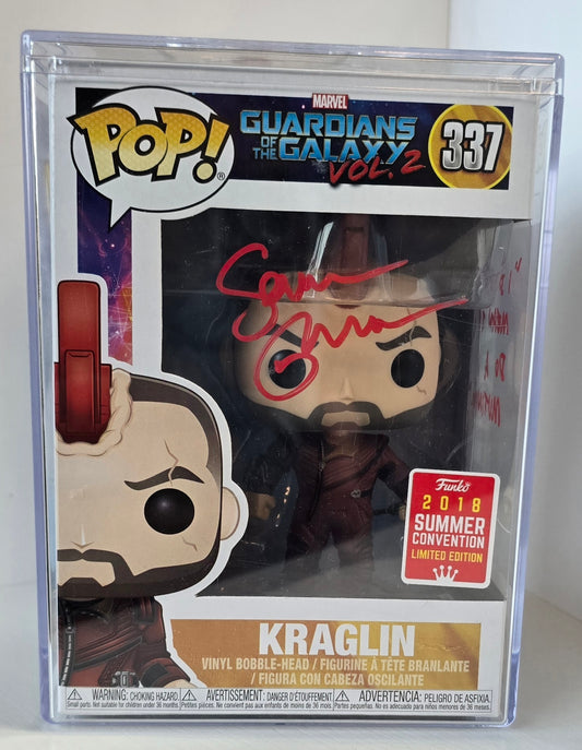 SIGNED - Funko POP! Guardians of the Galaxy: Kraglin #337 - SIGNED