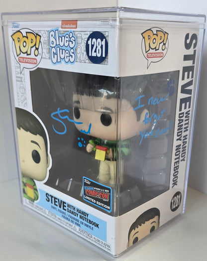 SIGNED - Funko POP! Television: Steve w/ Notebook #1281 - SIGNED