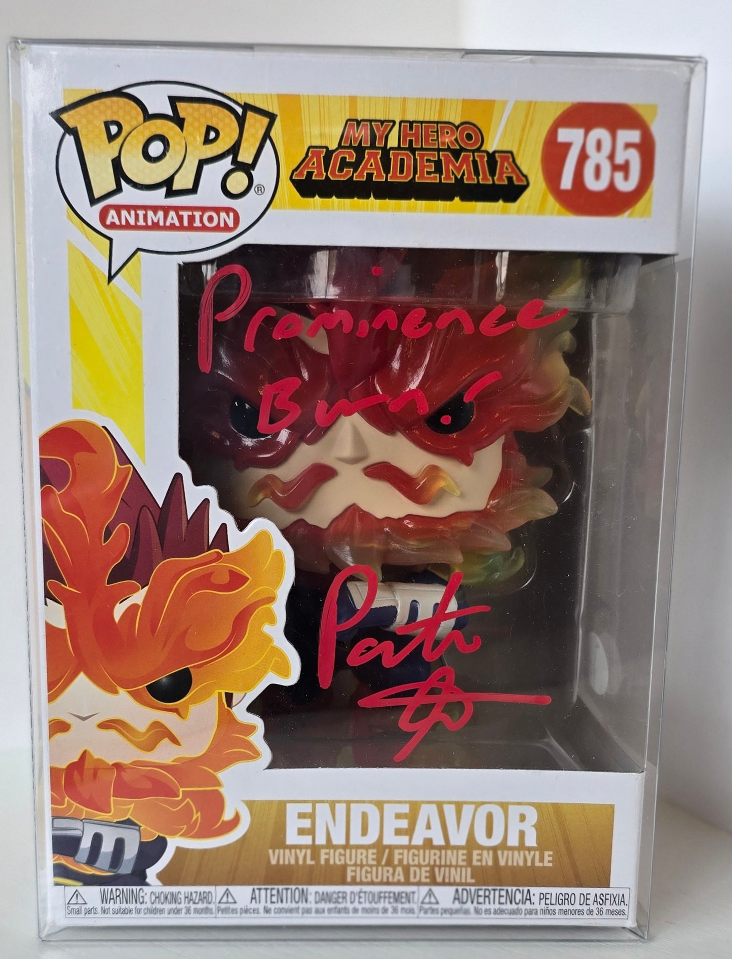 SIGNED - Funko Pop! Animation: MHA - Endeavor - Signed