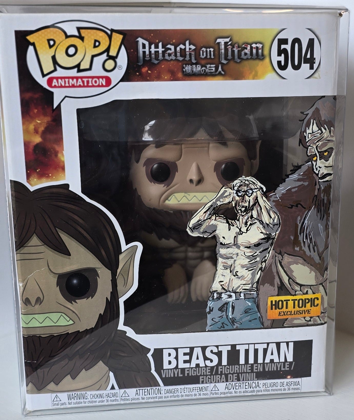 ART - Funko Pop! Attack on Titan: Beast Titan #504