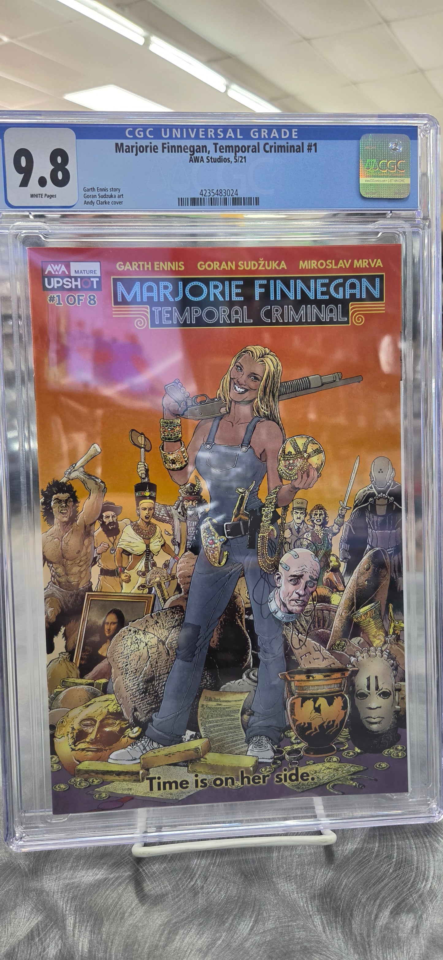Marjorie Finnegan, Temporal Criminal #1 - -CGC 9.8