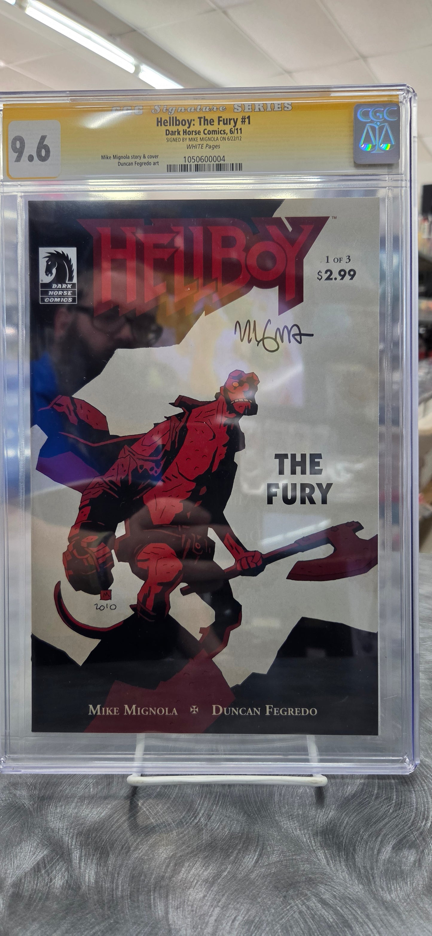 Hellboy: The Fury #1 - CGC 9.6