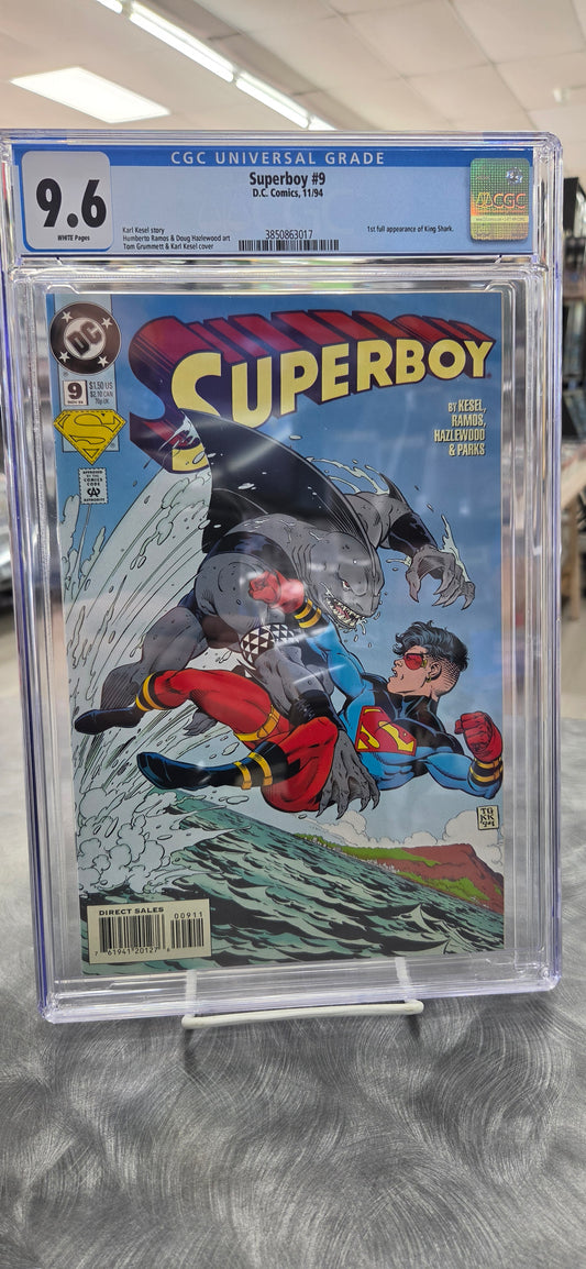 Superboy #9 - CGC 9.6 - 1st App. King Shark