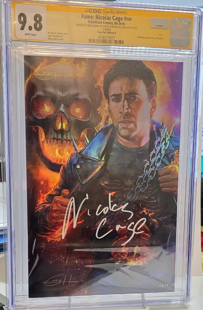 CGC Siganature Series 9.8 - Fame: Nicolas Cage & Greg Horn Foil Edition B - LTD #13/15