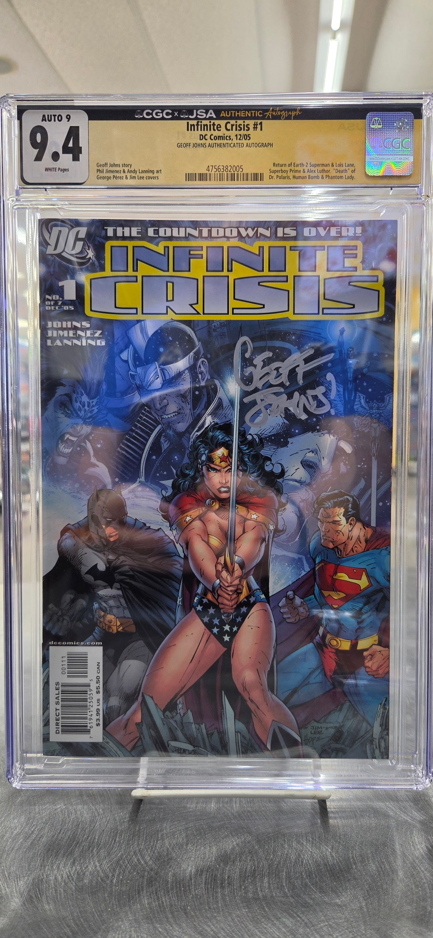 Infinite Crisis #1 - CGC 9.4 Signature Series