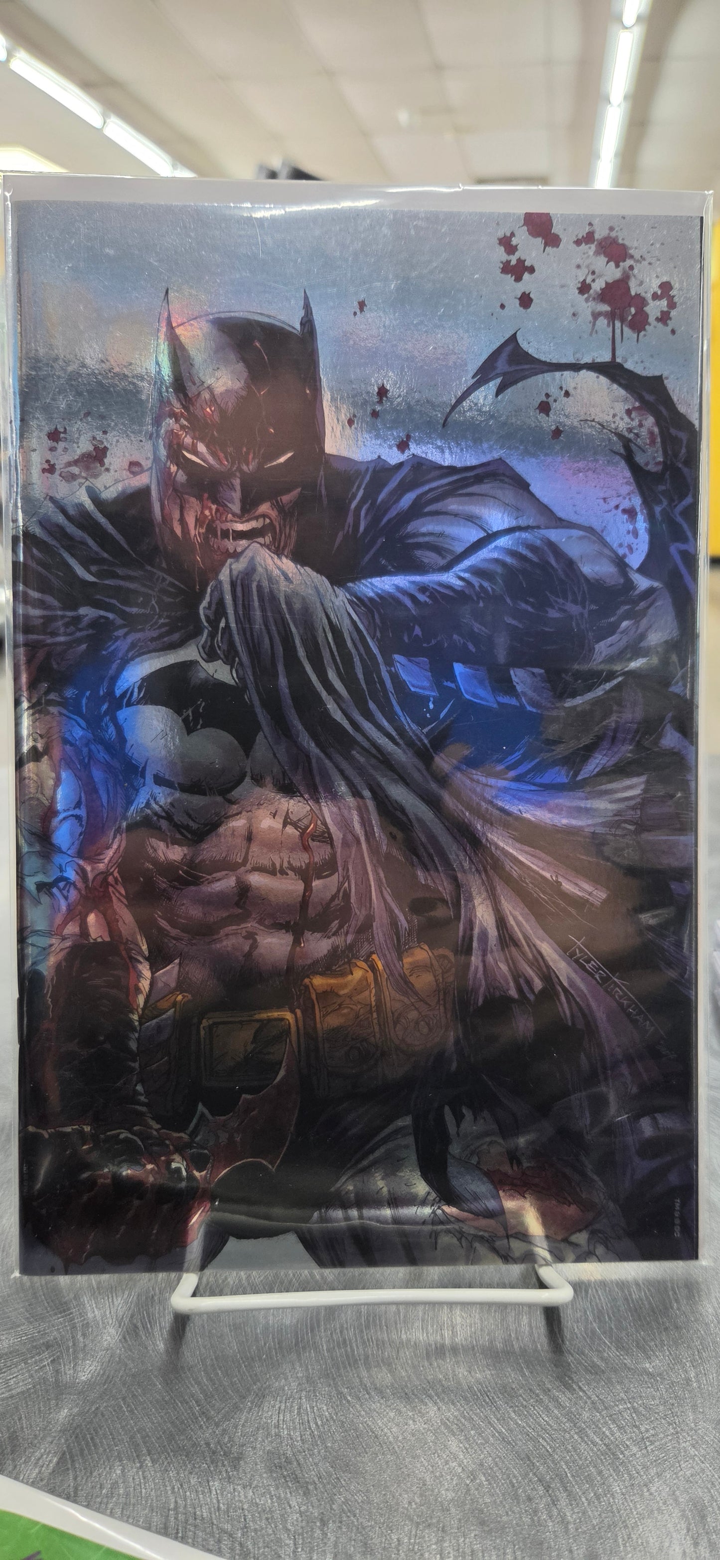 Batman #136 Battle Damage Foil Whatnot Excl.