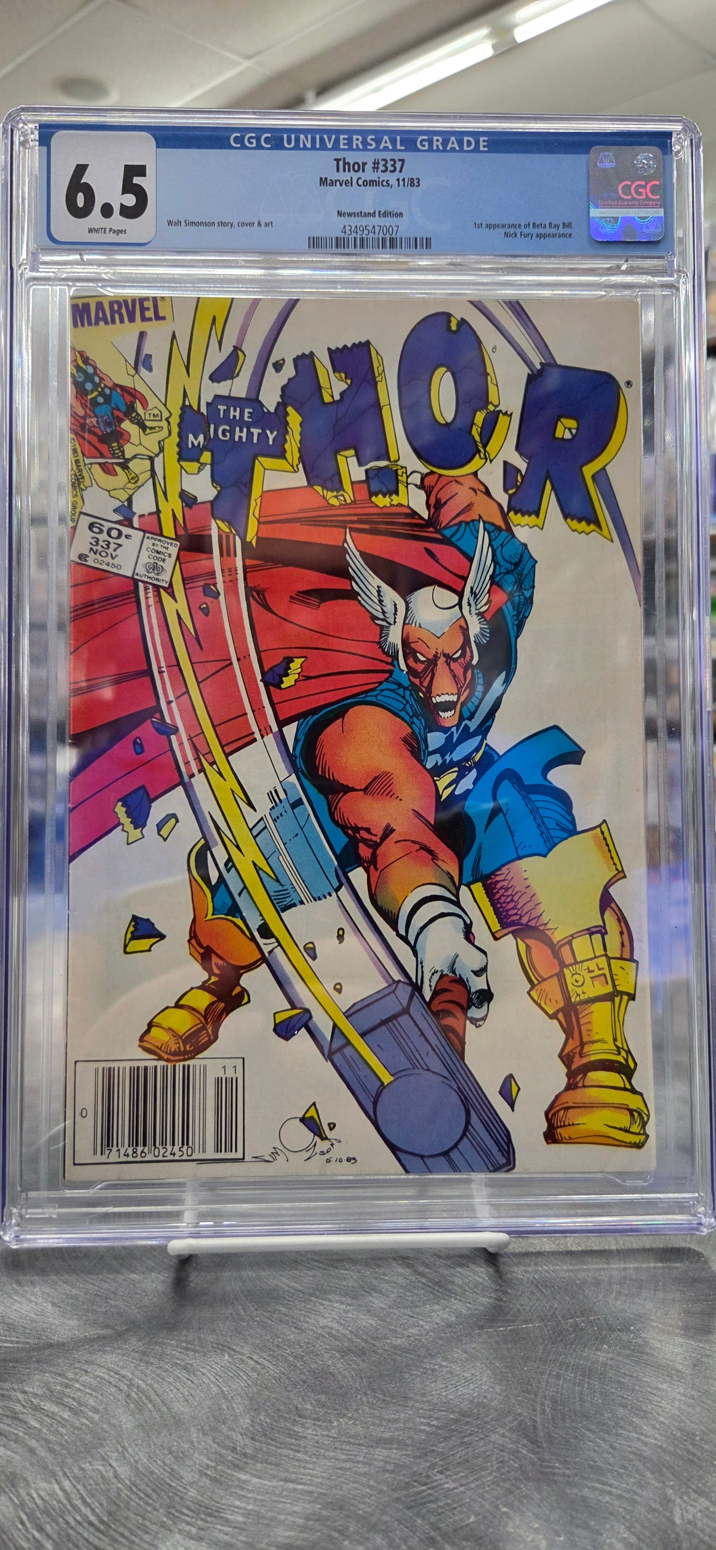 Thor #337 - CGC 6.5 - 1st App Beta Ray Bill
