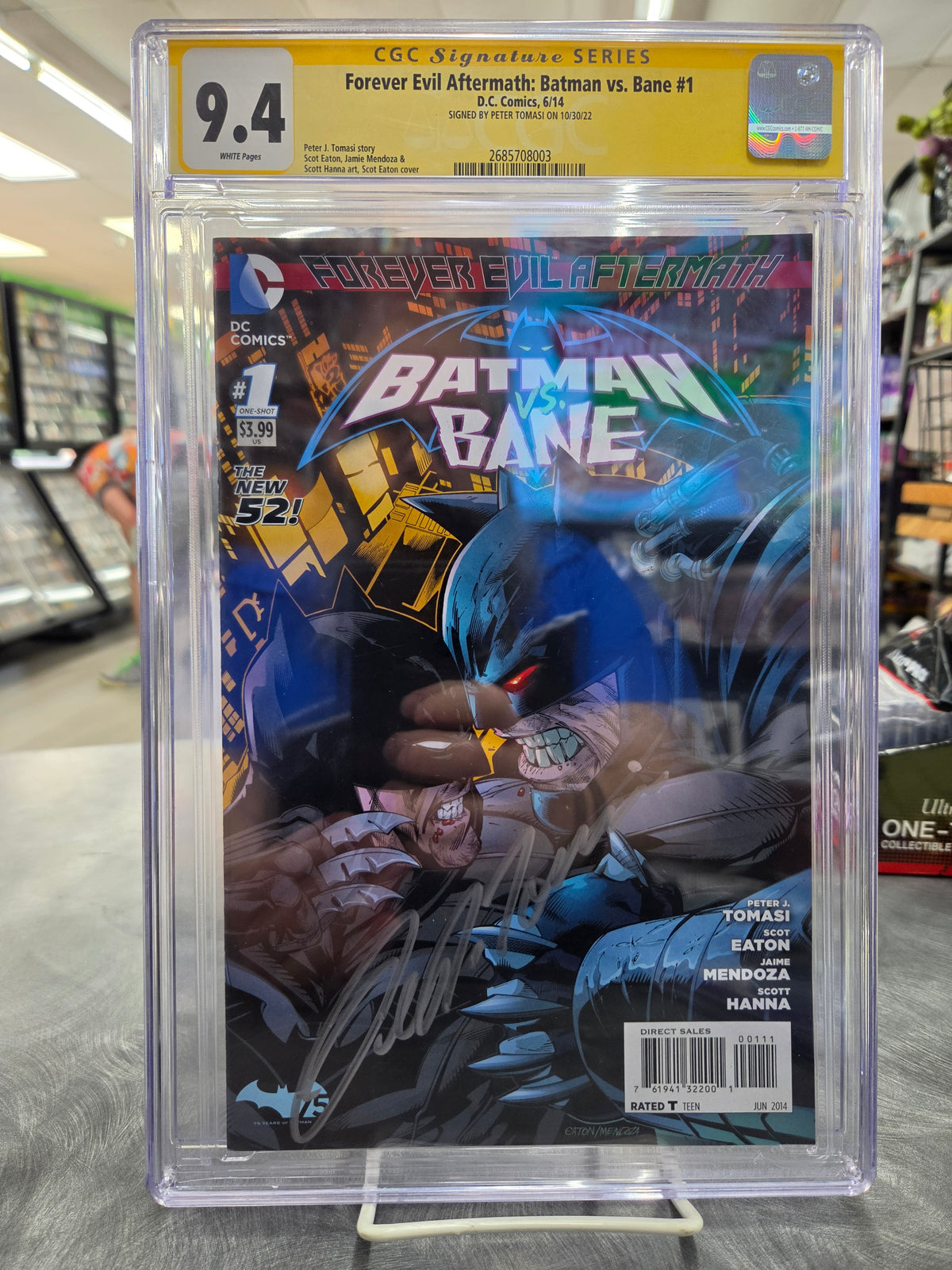 Forever Evil Aftermath: Batman vs Bane #1 - CGC 9.4 Signature Series