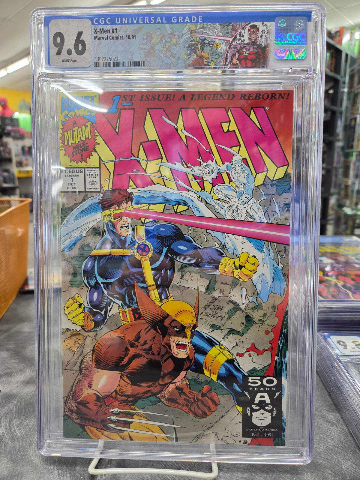 X-Men #1 - CGC 9.6 - Cyclops & Wolverine