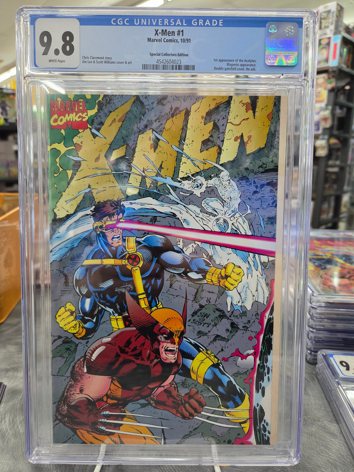 X-Men #1 - CGC 9.8 - Cyclops & Wolverine Collector Edition