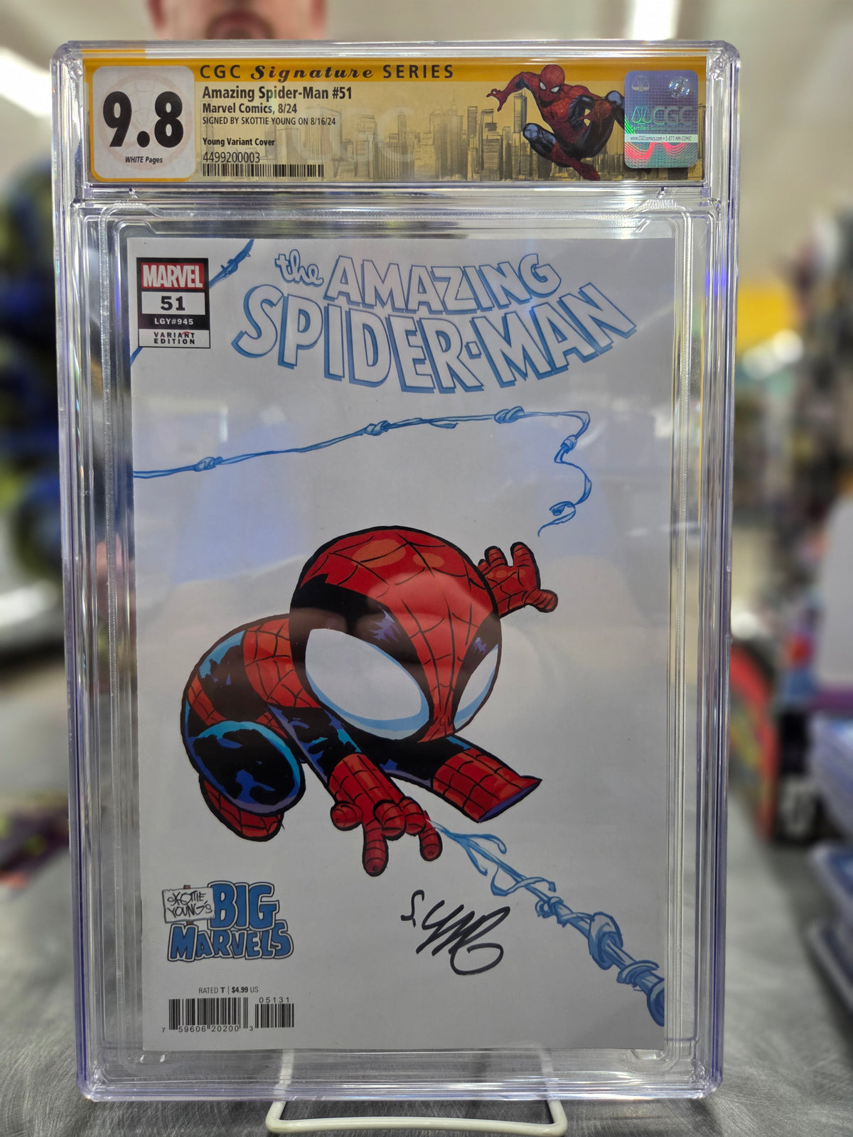 The Amazing Spider-Man #51 - CGC 9.8 - Signed by Skottie Young