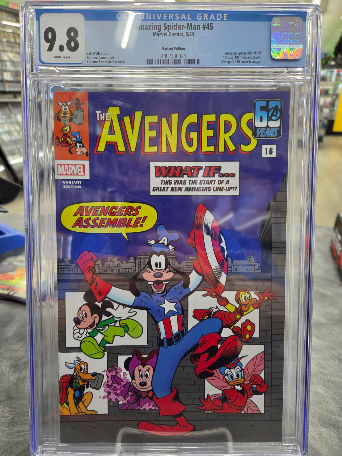 Amazing Spider-Man #45 - CGC 9.8 - Disney 100 Variant