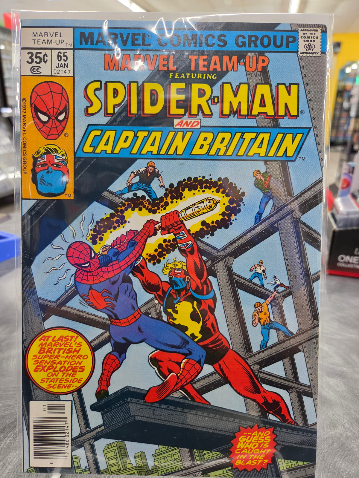Marvel Team-Up #65 - 1st App Cpt. Britain in U.S. Comics