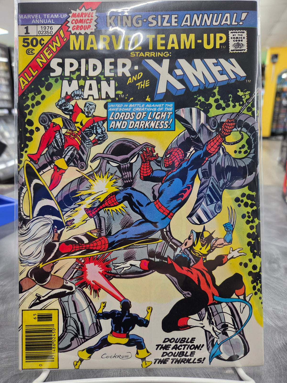 Marvel Team-Up Annual #1 - 1st Team up Spider-Man & New X-Men