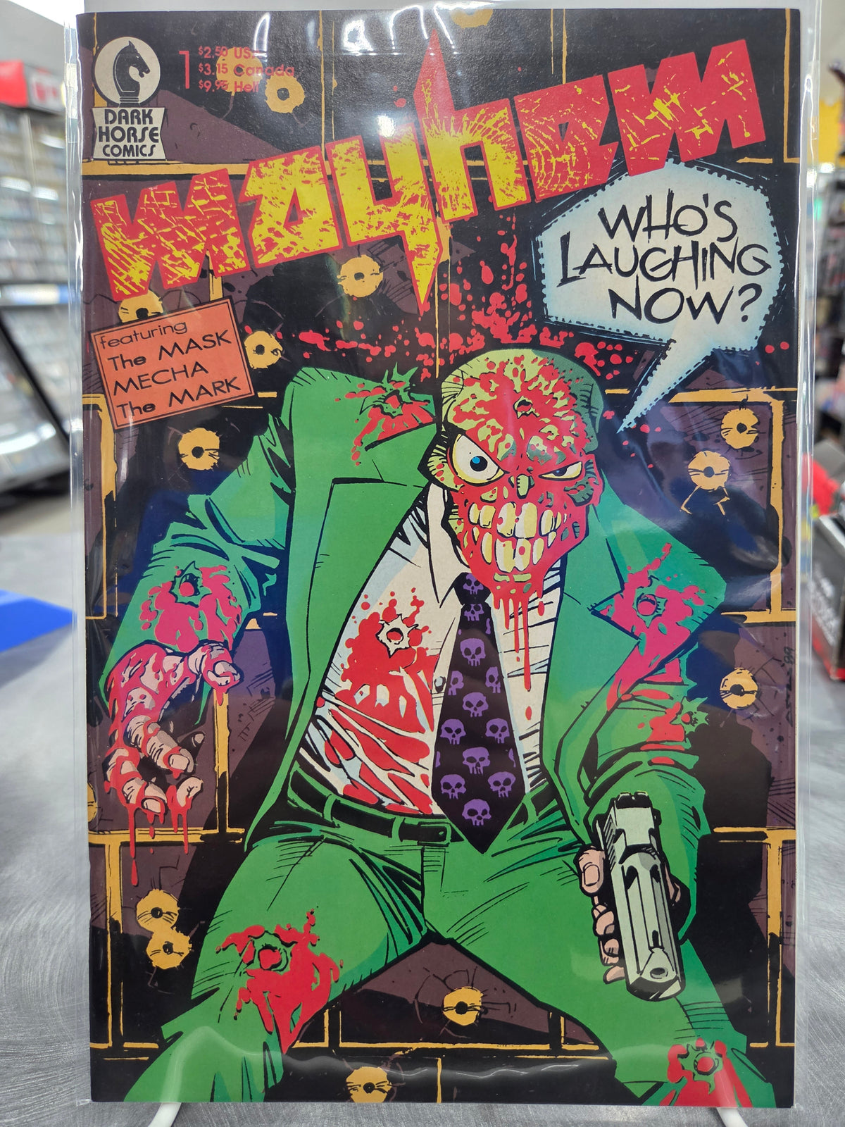 Mayhem #1 - Early App of The Mask
