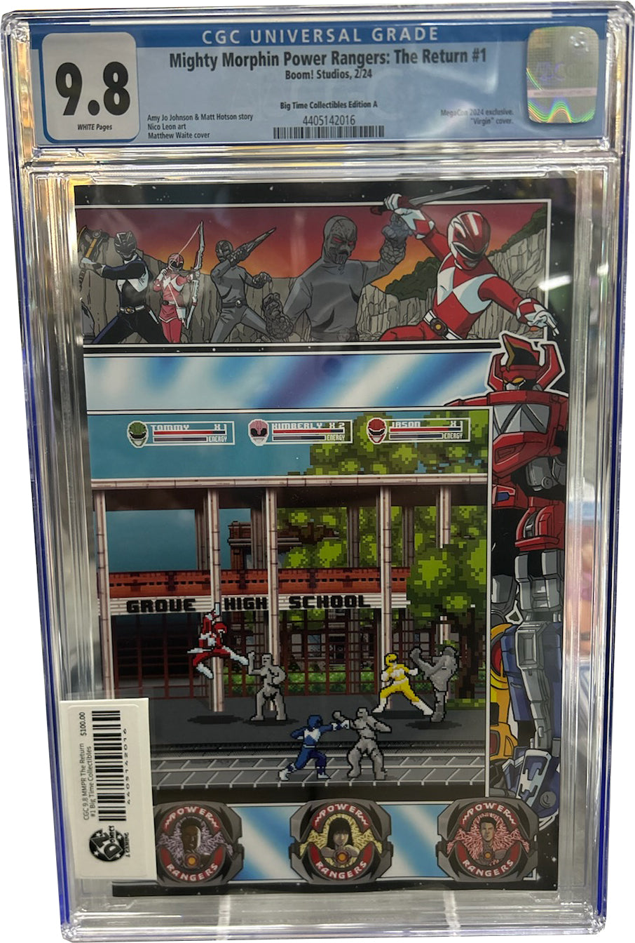 CGC 9.8 MMPR The Return #1 Big Time Collectibles Edition A