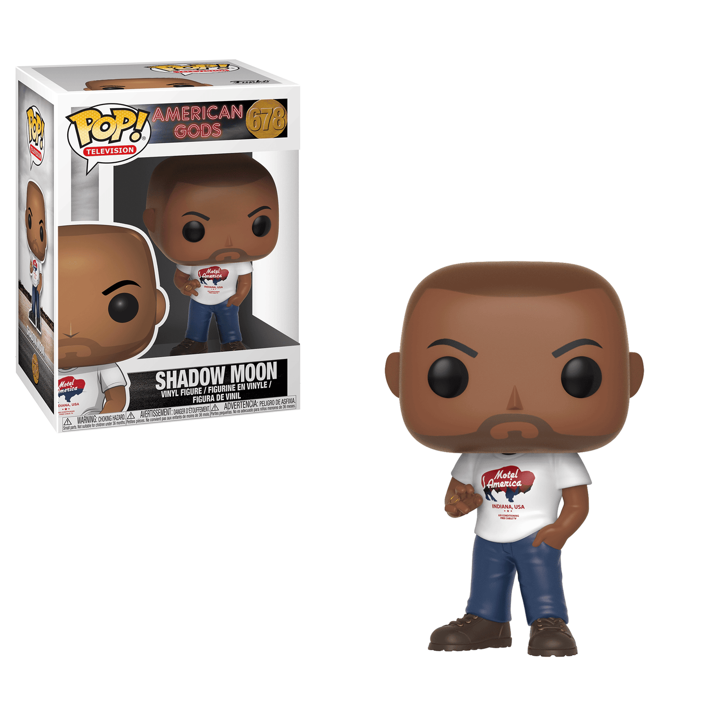Funko Pop! American Gods: Shadow Moon #678