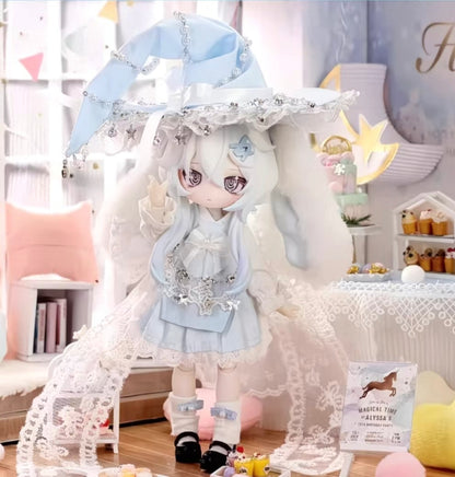 Moon Jumping Time Bunny Series 1/12 Action Figure BJD Blind Box