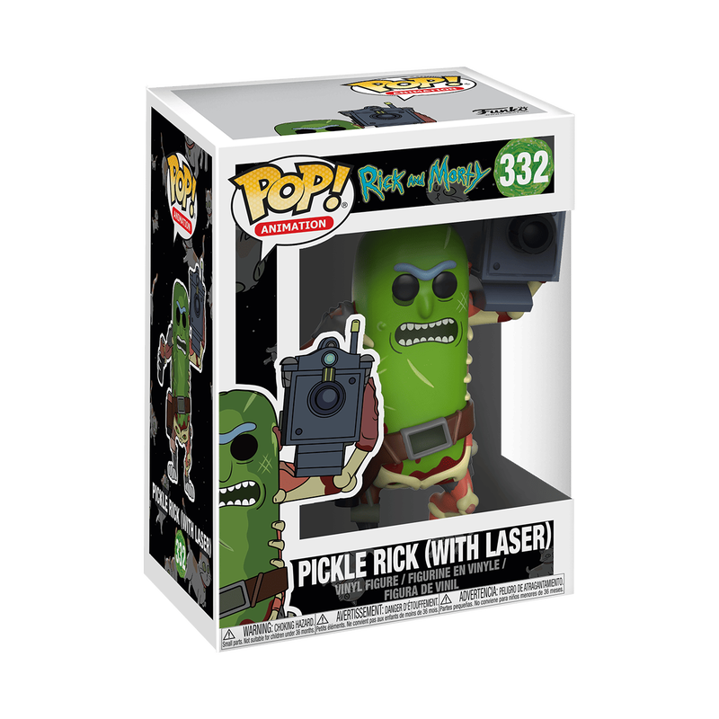 Funko Pop! Animation: Rick and Morty: Pickle Rick (With Laser) #332