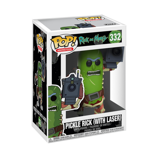 Funko Pop! Animation: Rick and Morty: Pickle Rick (With Laser) #332