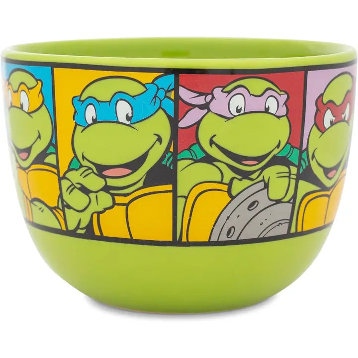Tmnt Characters Grid 24oz Ceramic Soup Mug