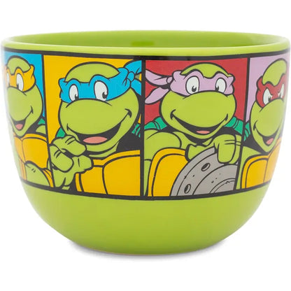 Tmnt Characters Grid 24oz Ceramic Soup Mug