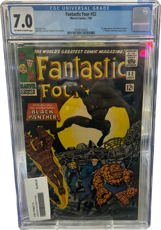 Fantastic Four #52 CGC 7.0 (1966)