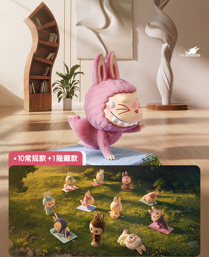 Labubu THE MONSTERS Lazy Yoga Series Figures