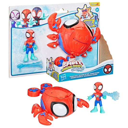 Marvel Spidey and his Amazing Friends Water-Webs Spin Crab Submarine
