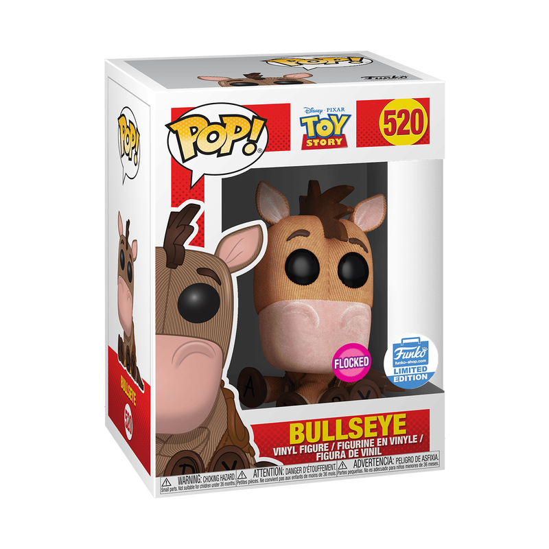 Funko Pop! Disney Toy Story : Bullseye #520 Flocked - Funko Limited Edtion