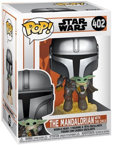 Funko POP! Star Wars: The Mandalorian - Mando Flying with Jet Pack #402