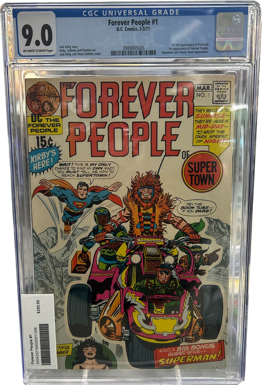 Forever People #1 CGC 9.0 (1971)