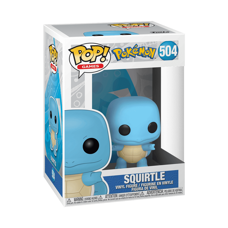 Funko Pop! Games: Pokemon - Squirtle # 504