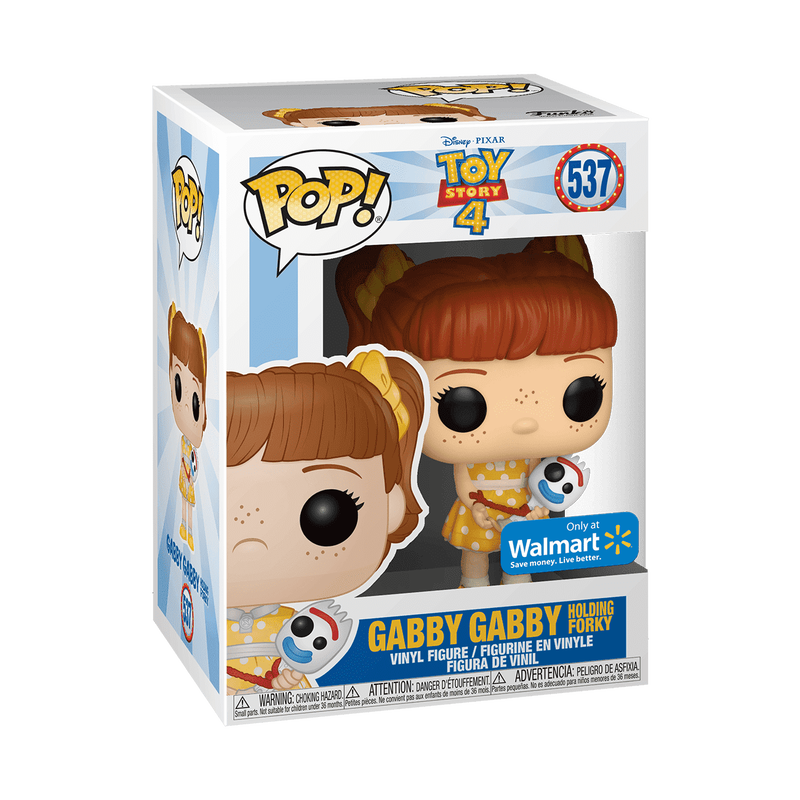Funko Pop! Disney Pixar Toy Story 4: Gabby Gabby with Forky #537 - Walmart Exclusive