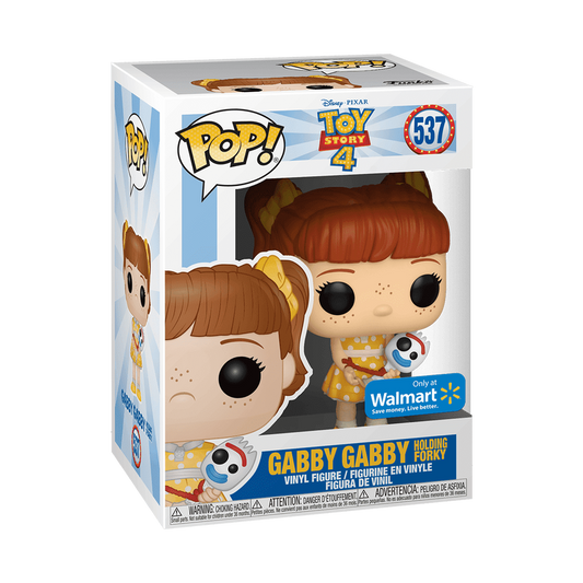 Funko Pop! Disney Pixar Toy Story 4: Gabby Gabby with Forky #537 - Walmart Exclusive