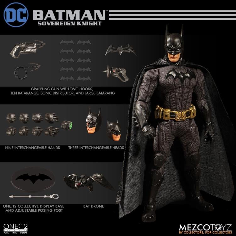 Batman Sovereign Knight Mezco one:12