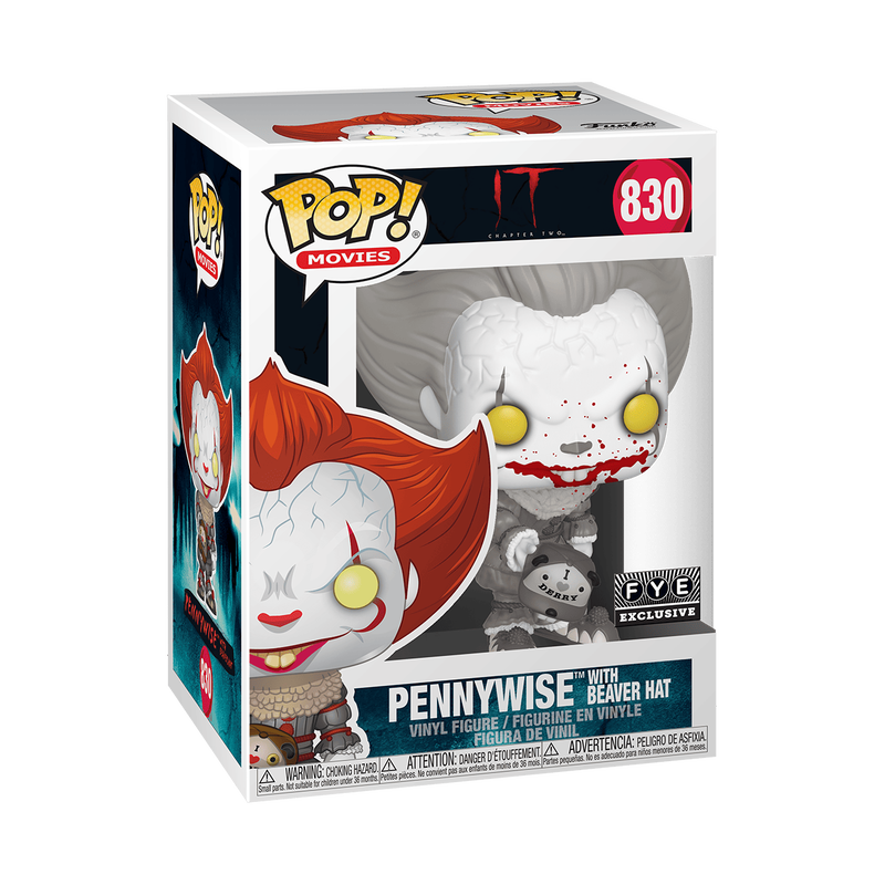 Funko Pop! Movies: IT - Chapter 2 Pennywise with Beaver Hat #830
