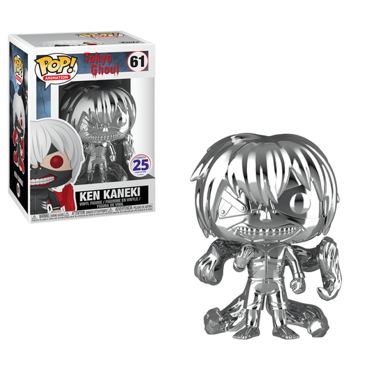 Funko Pop! Animation: Tokyo Ghoul: Ken Kaneki #61 - Chrome - 25 years