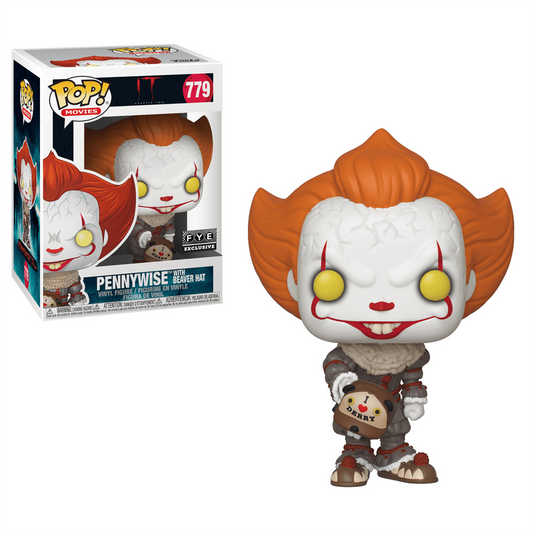 Funko Pop! Movies: IT Chapter 2 #779 Pennywise with Beaver Hat FYE Exclusive