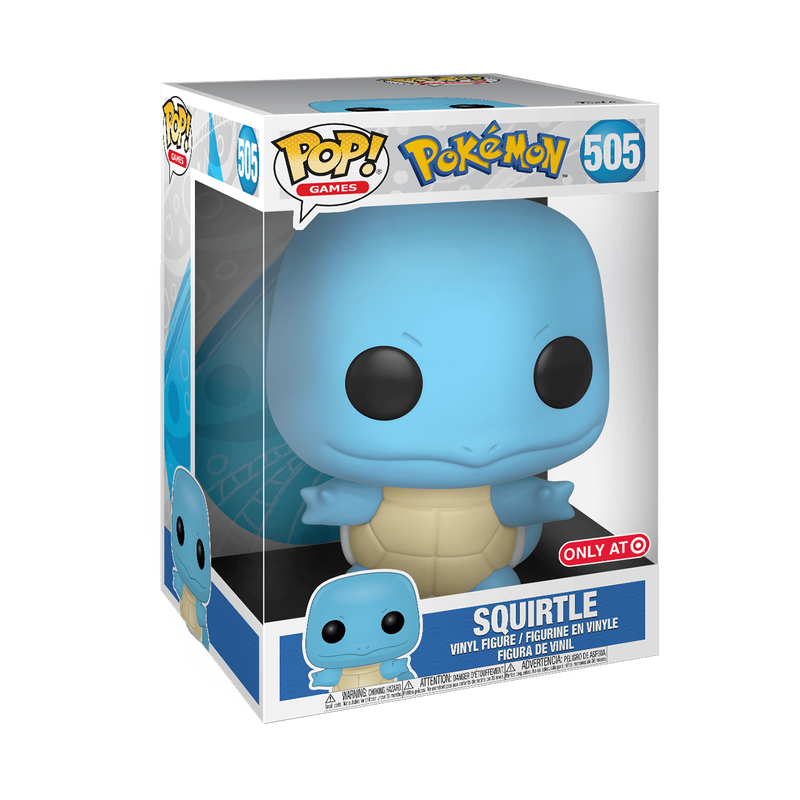Funko POP! Games: Jumbo - Pokemon - Squirtle #505 Target Exclusive