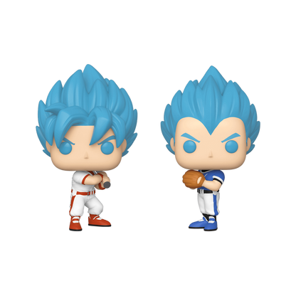 Funko Pop! Animation: Dragonball Super -Goku & Vegeta (Baseball) 2 Pack Box Lunch Exc